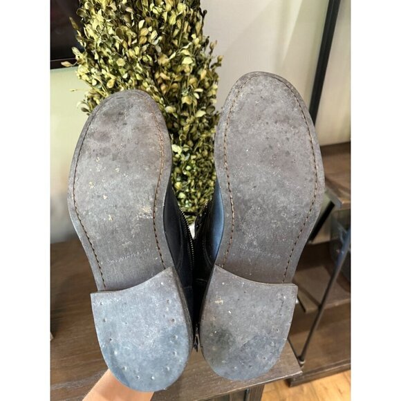 John Varvatos Leather Lace Up Boots Black Leather Mens Size US 9 - Picture 6 of 7